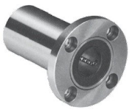 Douille à Billes LMF6LUU Pour Arbre 6mm - Bride Longue Ronde, Acier, Neuf