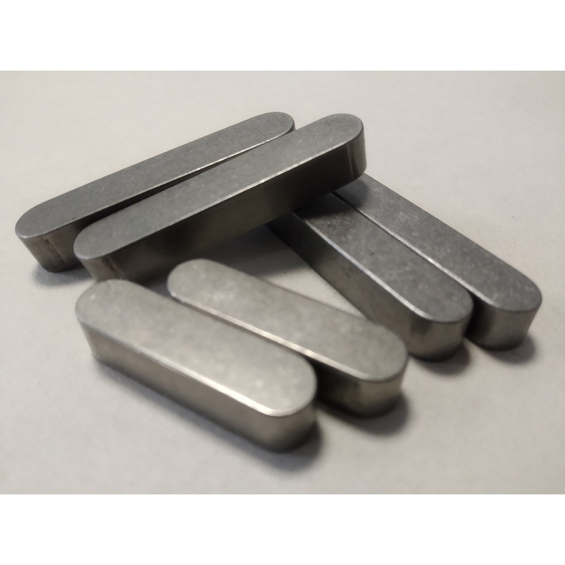 25 Clavettes Demi-Lune Sourcing Map - Acier 45# 10x3.7x3mm - Pour Machines Et Outils