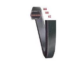 Courroie hexagonale BB - largeur 17mm