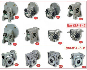 Réducteur Ch06 / W063, Arbre Sortie à¸25, En Stock